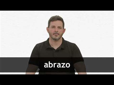 abrazo translation in english